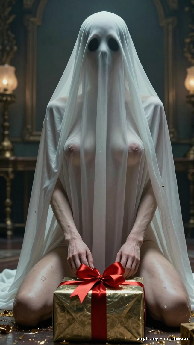 AI-generated art image: Chus Lampreave pornography naked ghost Gift Wrapped Staycation Sex naked nudes sex
