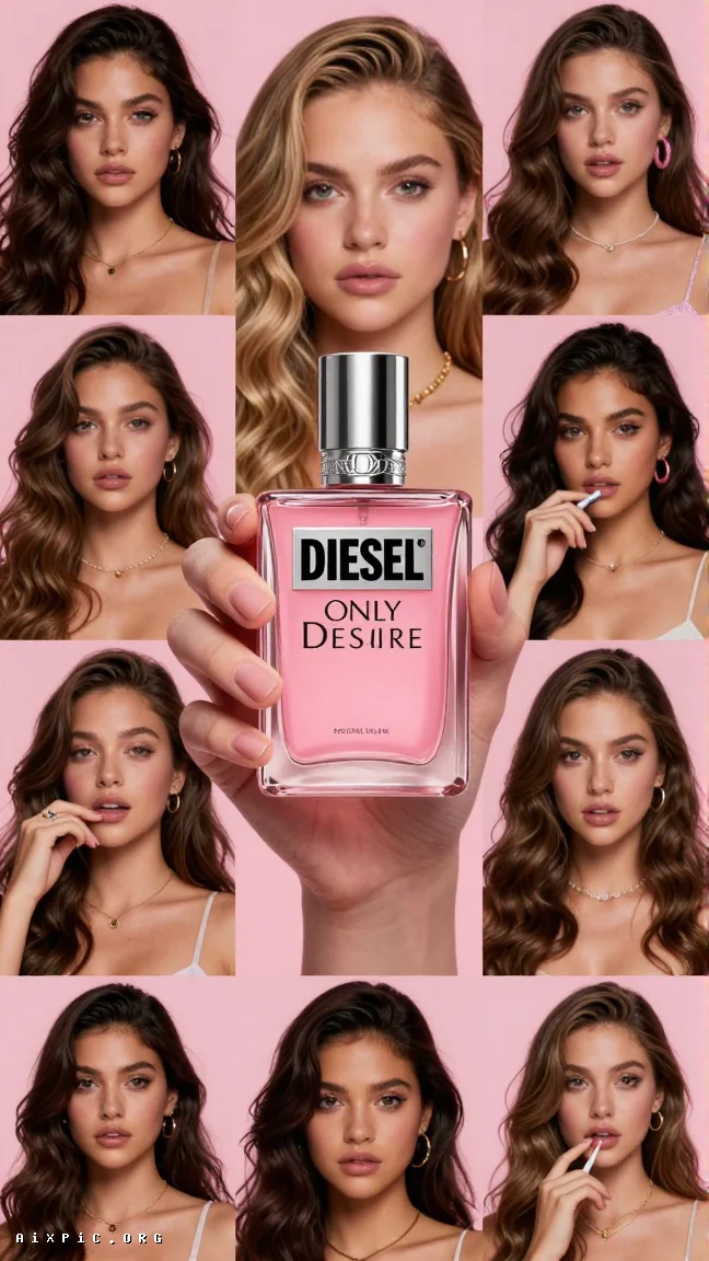 AI-generated new image: Dove Cameron Poses as the New Face of Diesels Only Desire Perfume 8 Photos  NSFW  Leak Video Only...